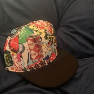 Coca Cola Vintage Image Snap Back